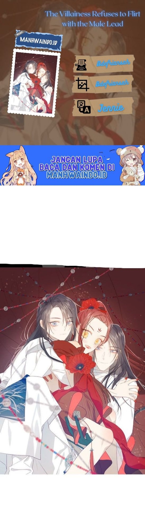 The Villainess Refuses to Flirt with the Male Lead Chapter 42 - halaman 1