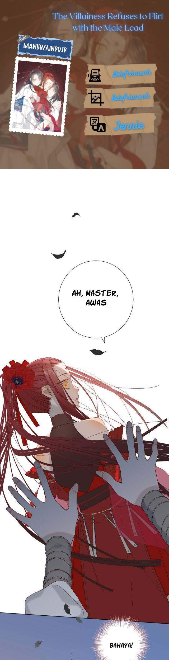 The Villainess Refuses to Flirt with the Male Lead Chapter 8 - halaman 1