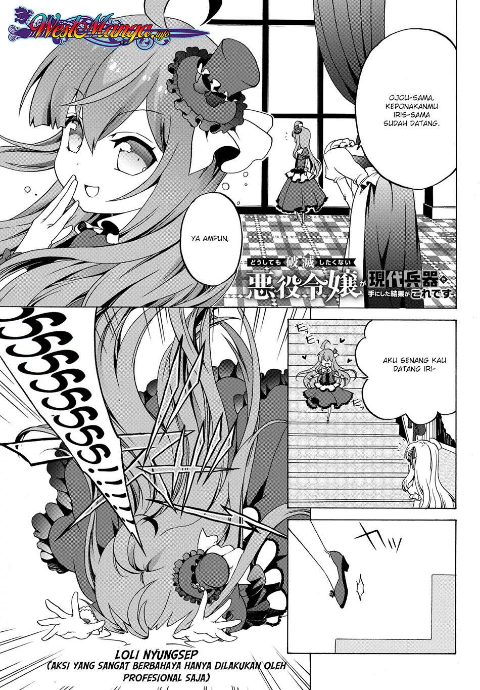 The Villainess Will Crush Her Destruction End Through Modern Firepower Chapter 1 - halaman 1