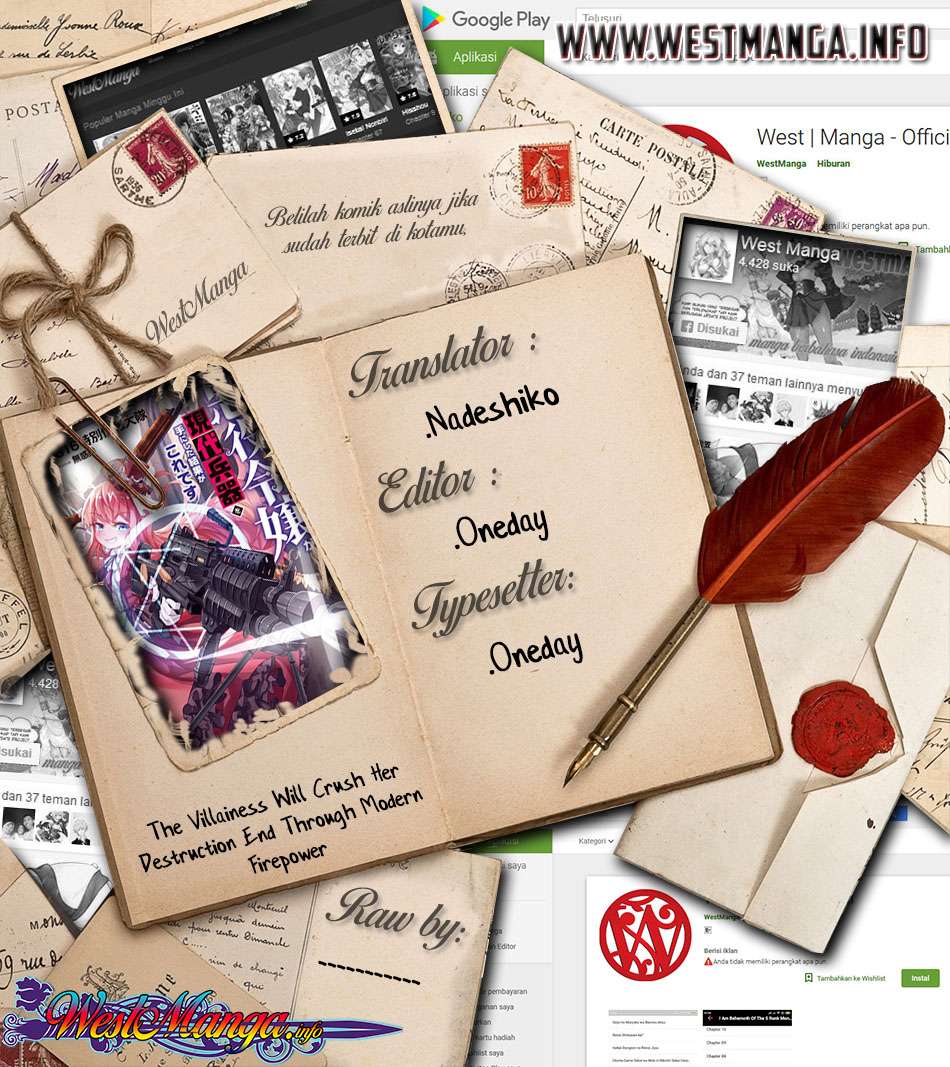 The Villainess Will Crush Her Destruction End Through Modern Firepower Chapter 10 - halaman 2