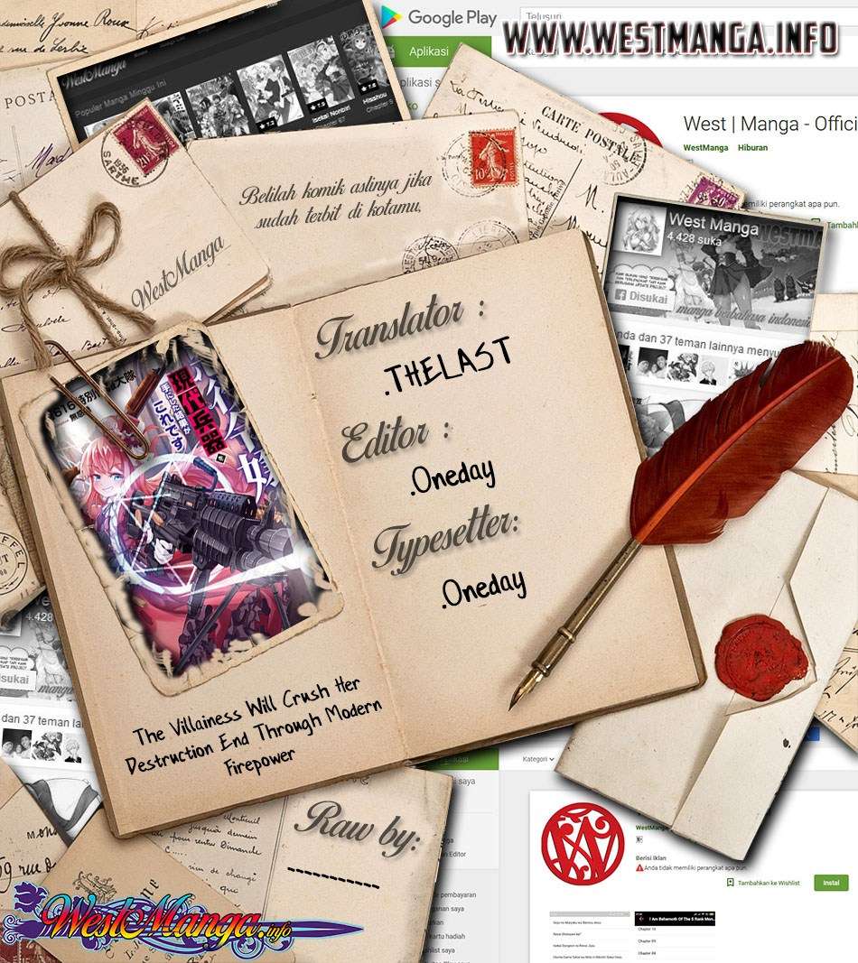The Villainess Will Crush Her Destruction End Through Modern Firepower Chapter 12 - halaman 2