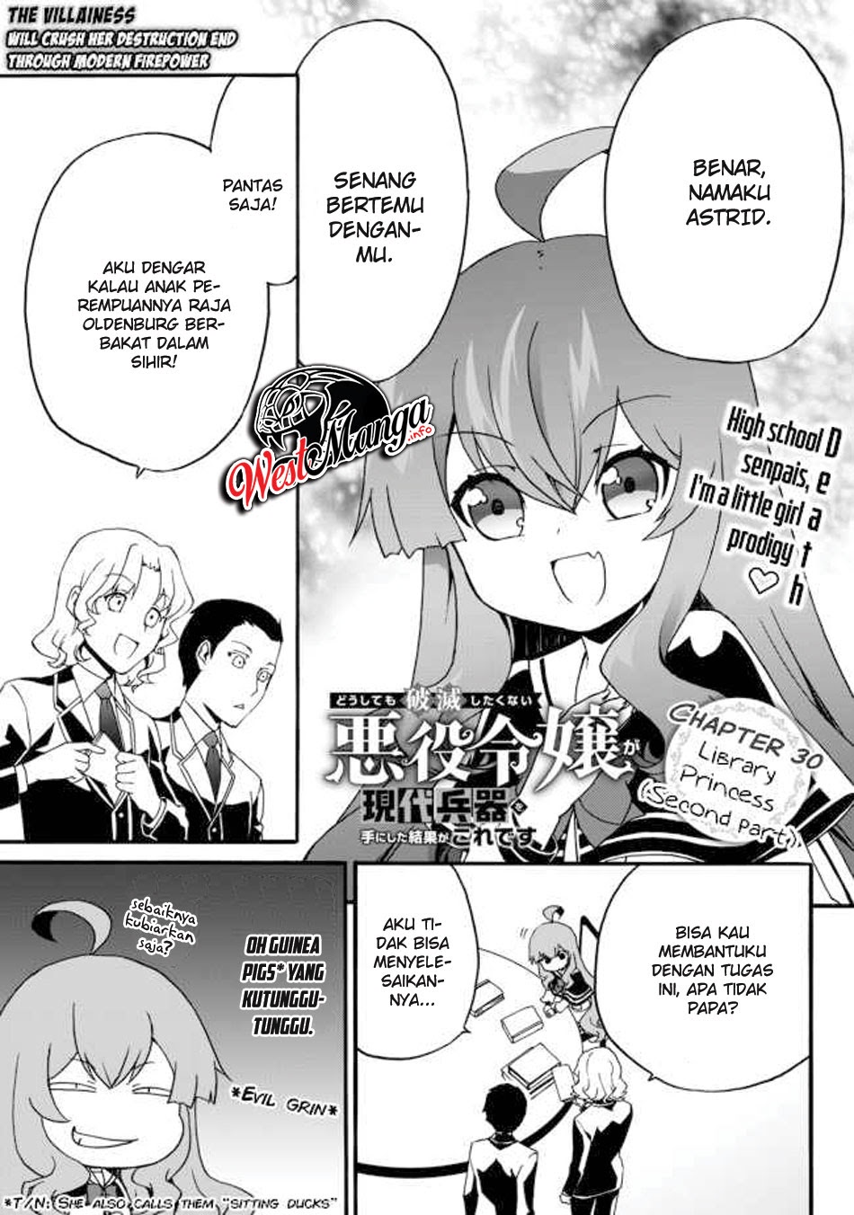 The Villainess Will Crush Her Destruction End Through Modern Firepower Chapter 30 - halaman 3