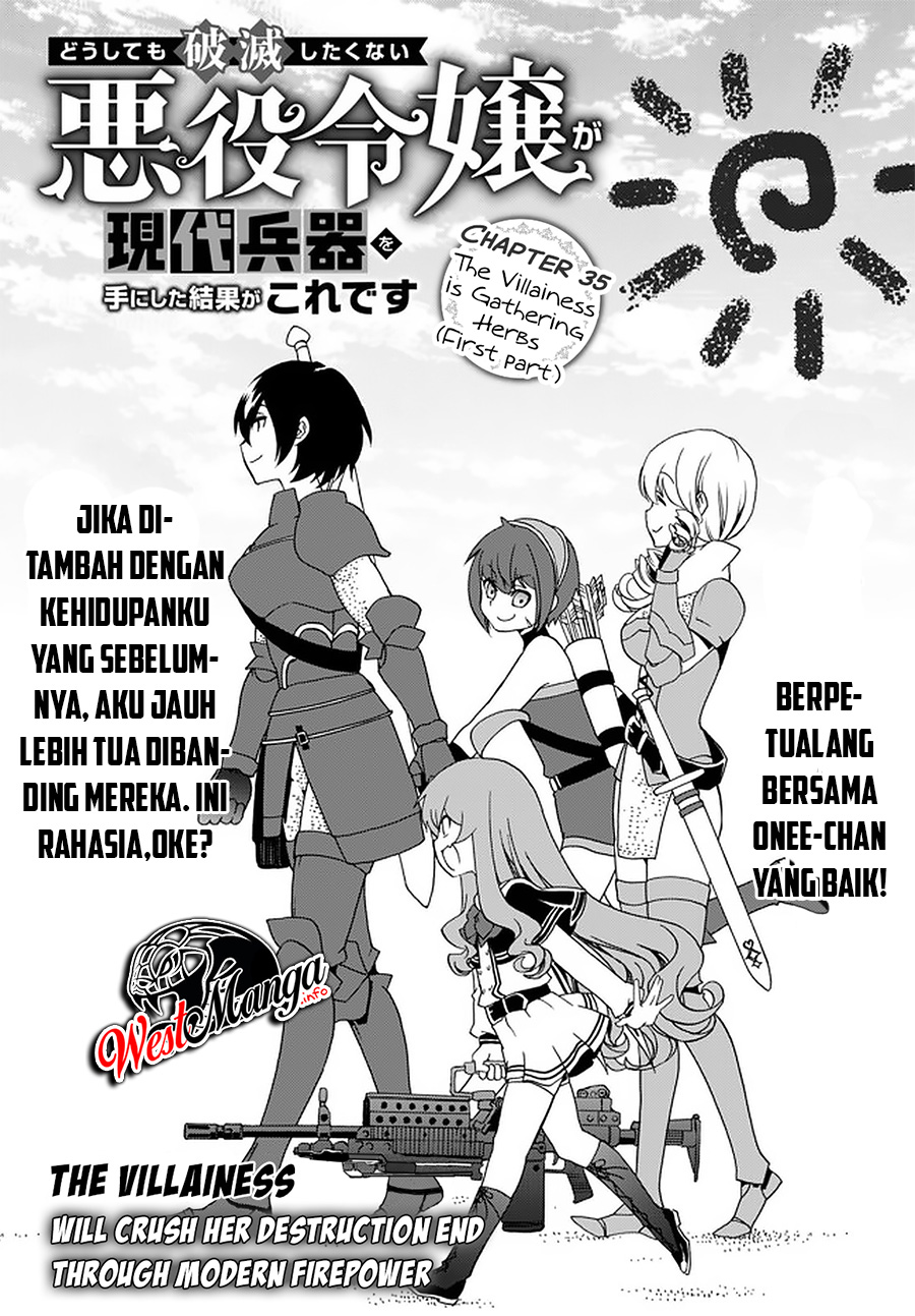 The Villainess Will Crush Her Destruction End Through Modern Firepower Chapter 35 - halaman 4