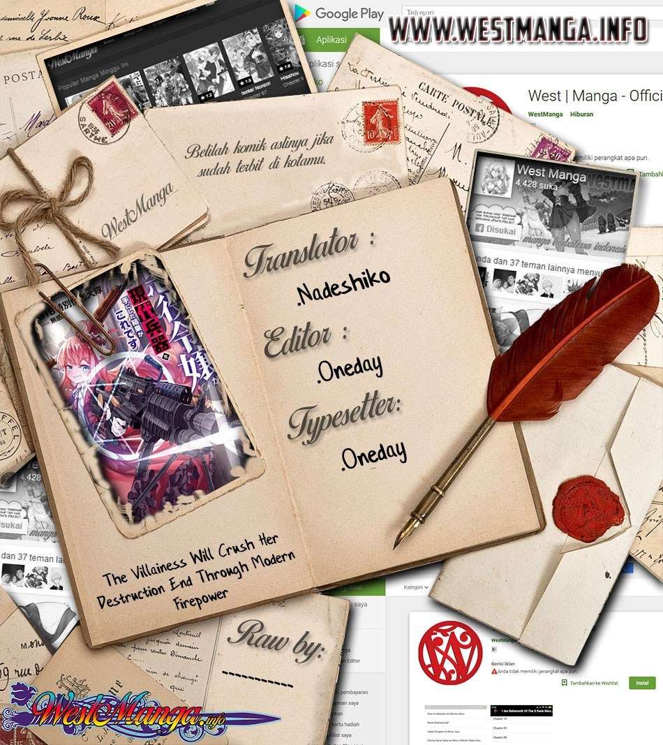 The Villainess Will Crush Her Destruction End Through Modern Firepower Chapter 4 - halaman 2