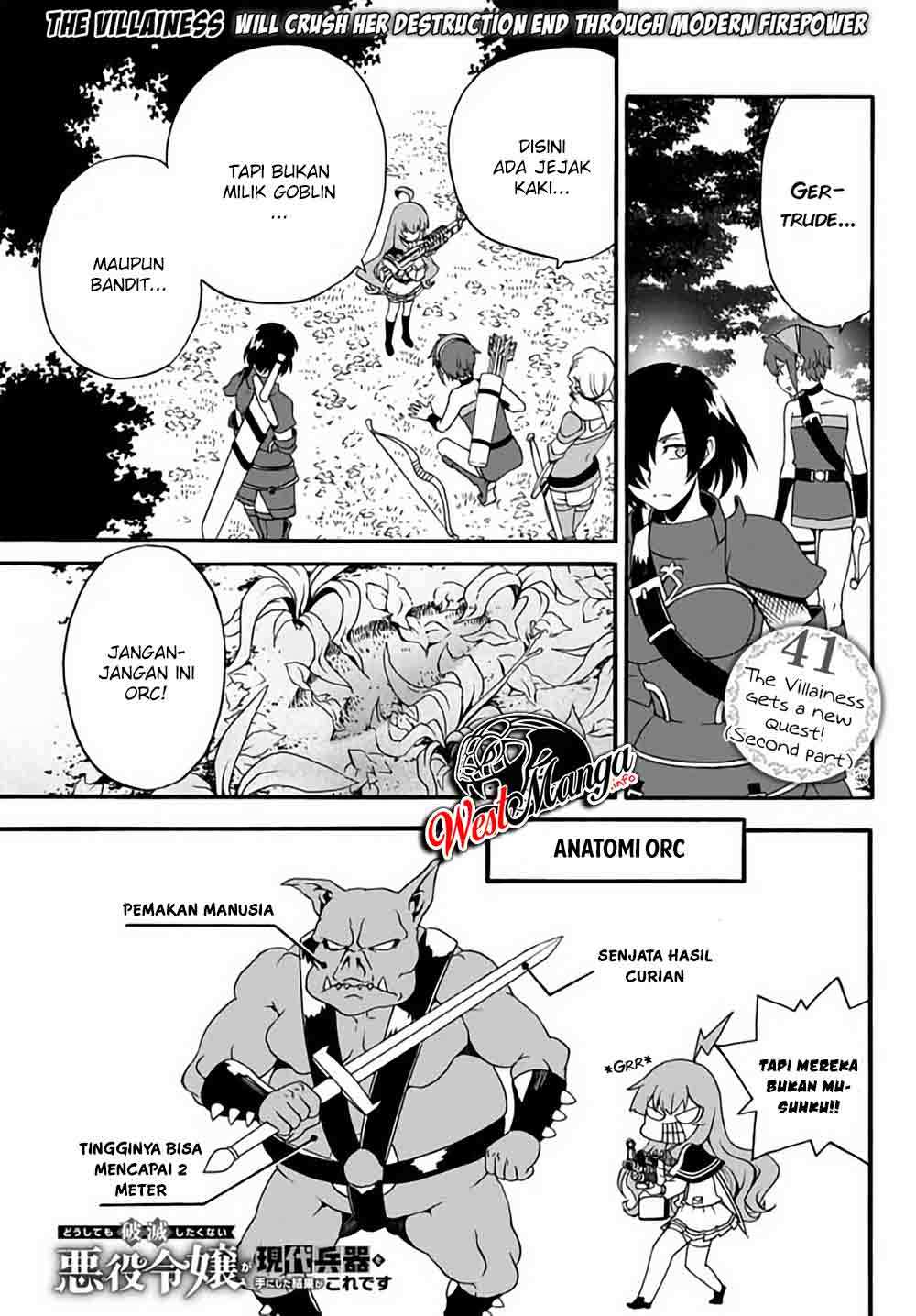 The Villainess Will Crush Her Destruction End Through Modern Firepower Chapter 41 - halaman 3
