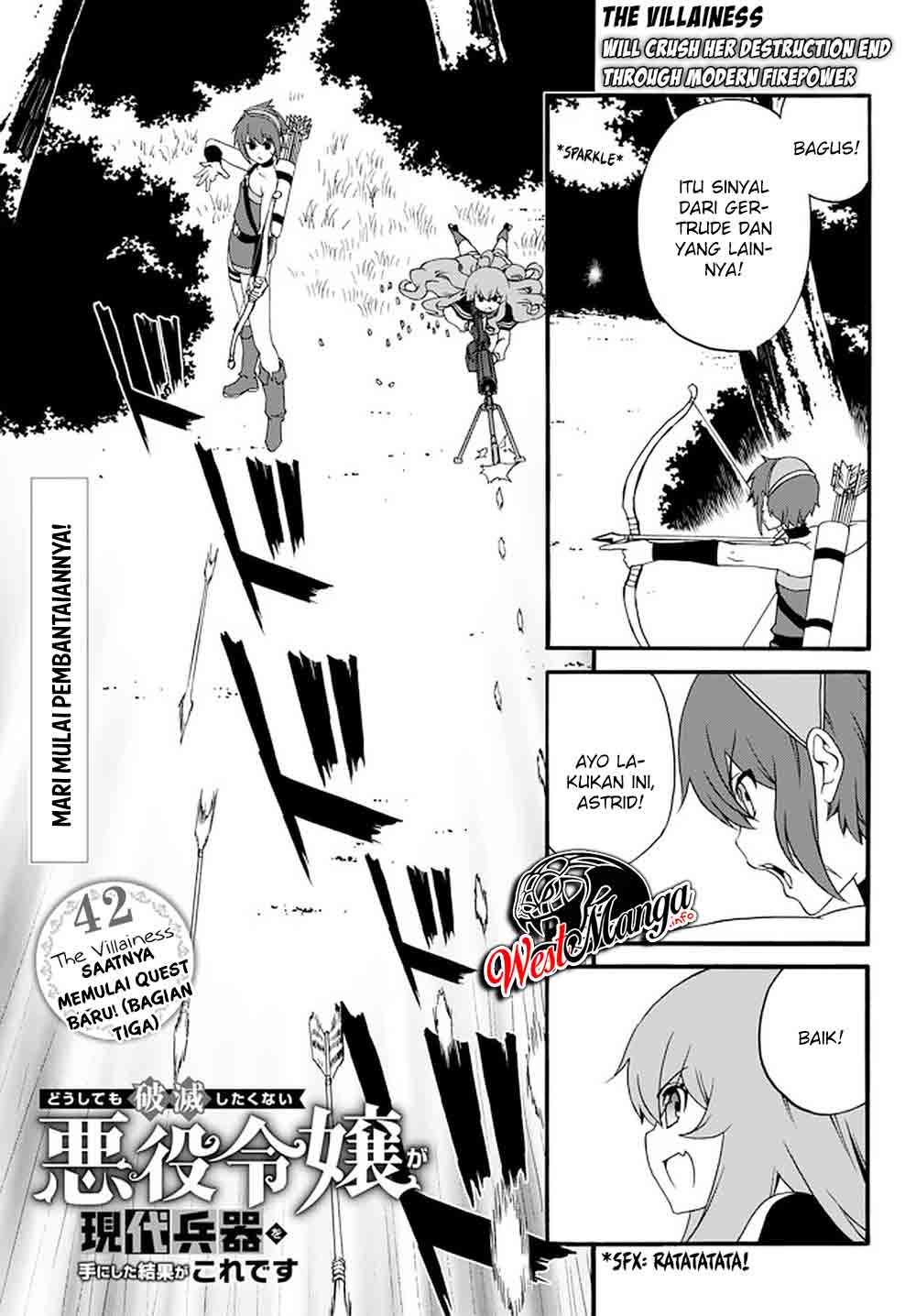 The Villainess Will Crush Her Destruction End Through Modern Firepower Chapter 42 - halaman 3