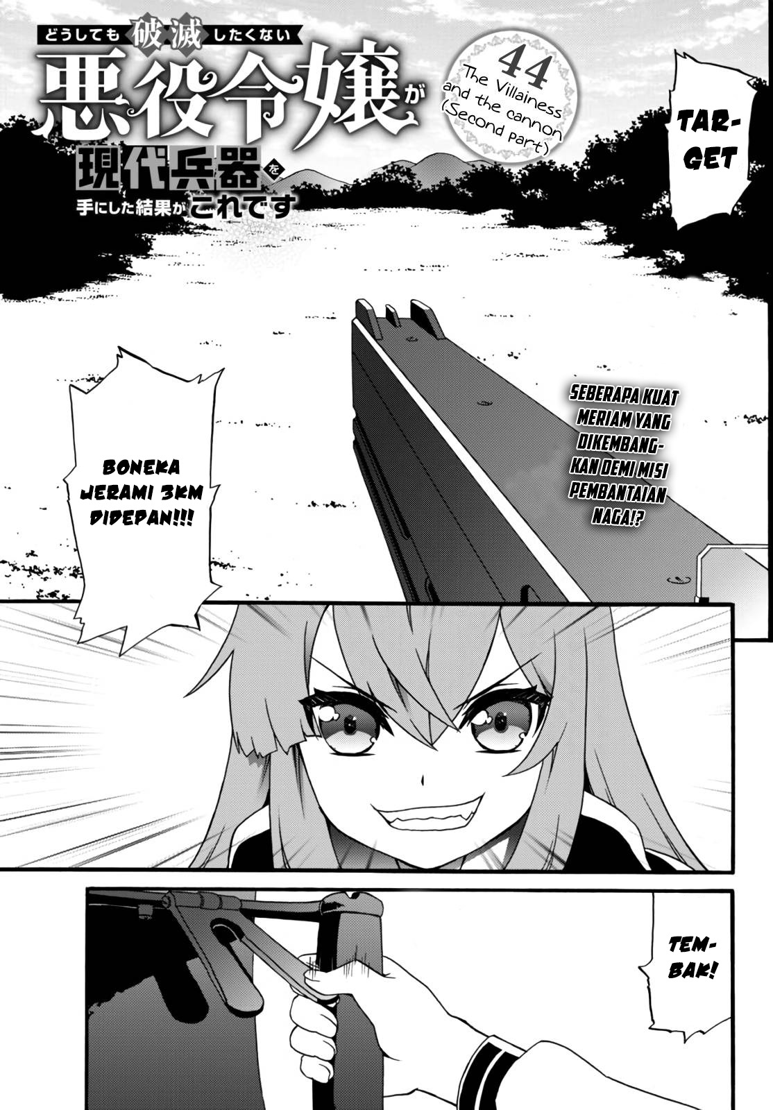 The Villainess Will Crush Her Destruction End Through Modern Firepower Chapter 44 - halaman 2