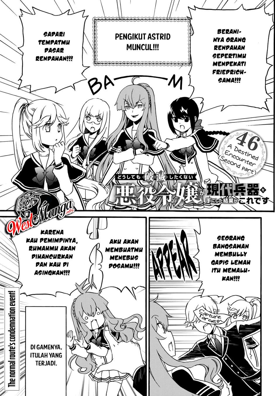 The Villainess Will Crush Her Destruction End Through Modern Firepower Chapter 46 - halaman 2