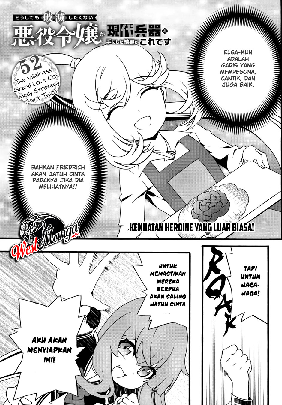 The Villainess Will Crush Her Destruction End Through Modern Firepower Chapter 52 - halaman 2
