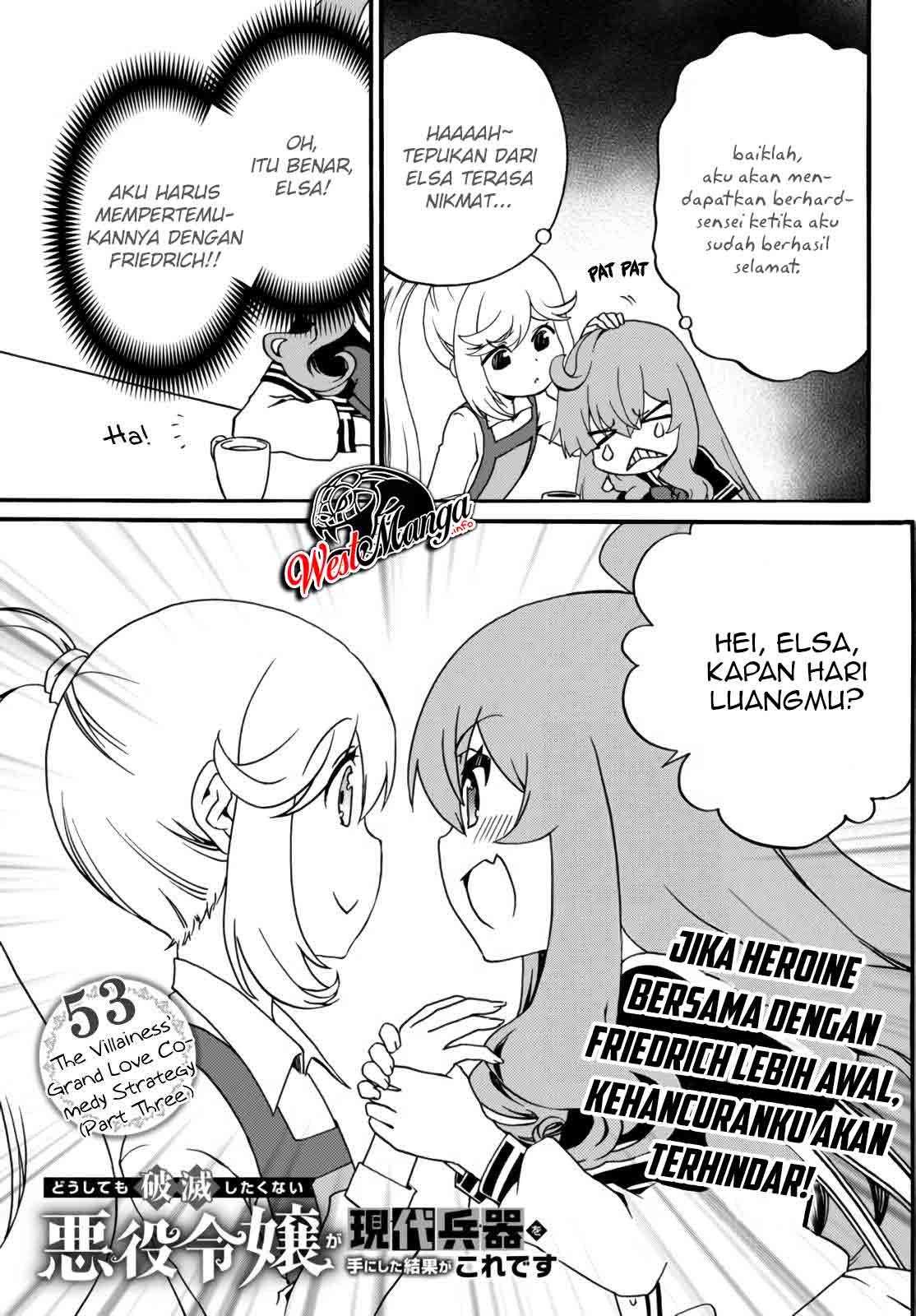The Villainess Will Crush Her Destruction End Through Modern Firepower Chapter 53 - halaman 3