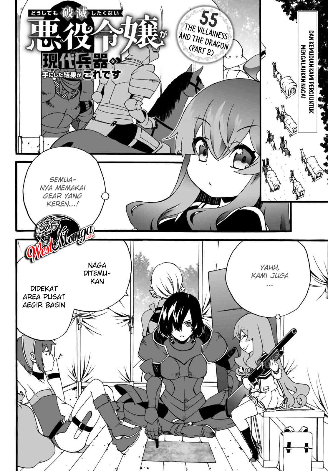 The Villainess Will Crush Her Destruction End Through Modern Firepower Chapter 55 - halaman 4