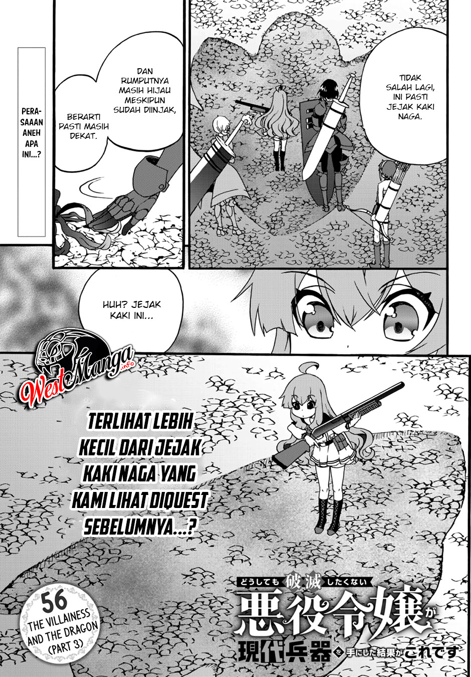 The Villainess Will Crush Her Destruction End Through Modern Firepower Chapter 56 - halaman 1