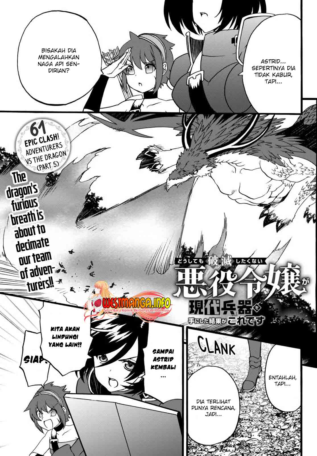 The Villainess Will Crush Her Destruction End Through Modern Firepower Chapter 61 - halaman 2