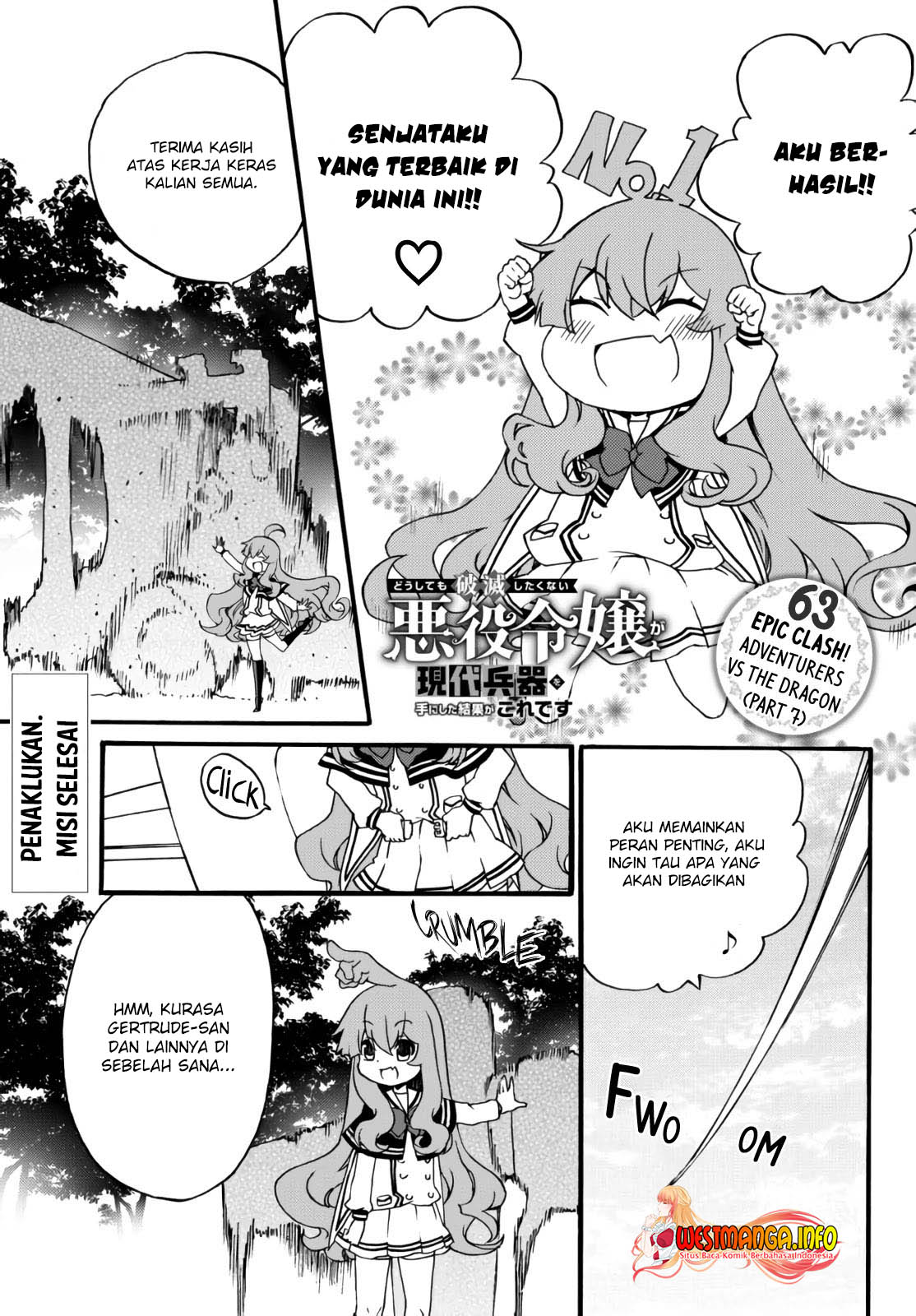 The Villainess Will Crush Her Destruction End Through Modern Firepower Chapter 63 - halaman 3