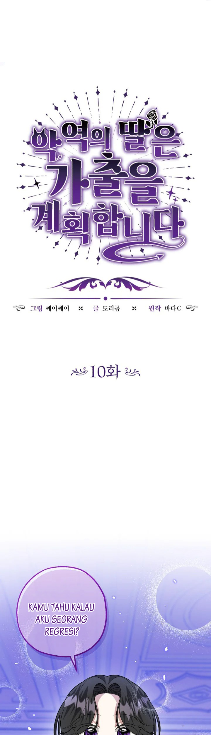 The Villain's Daughter Plans to Run Away Chapter 10 - halaman 1