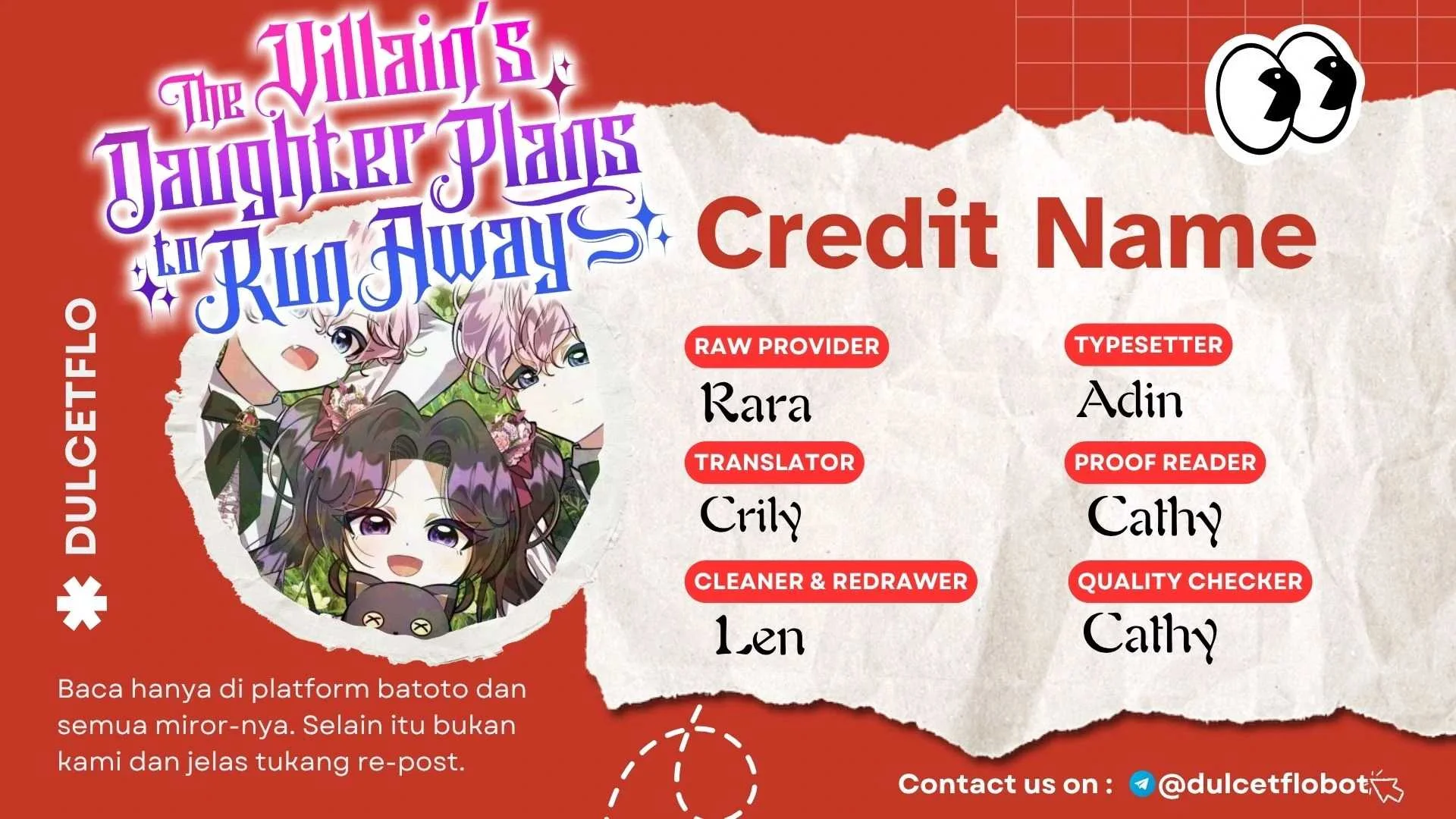The Villain's Daughter Plans to Run Away Chapter 66 - halaman 2