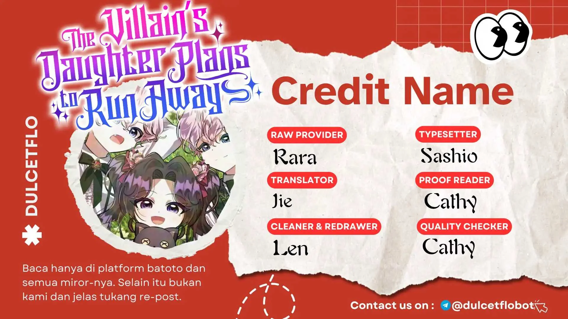 The Villain's Daughter Plans to Run Away Chapter 68 - halaman 2