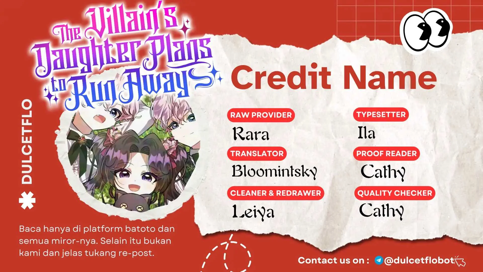 The Villain's Daughter Plans to Run Away Chapter 71 - halaman 2