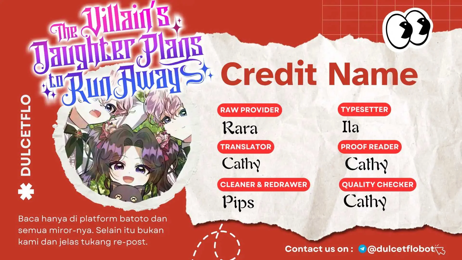 The Villain's Daughter Plans to Run Away Chapter 73 - halaman 2