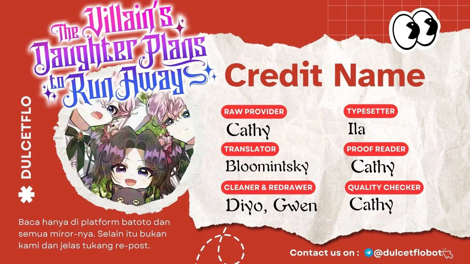 The Villain's Daughter Plans to Run Away Chapter 75 - halaman 2