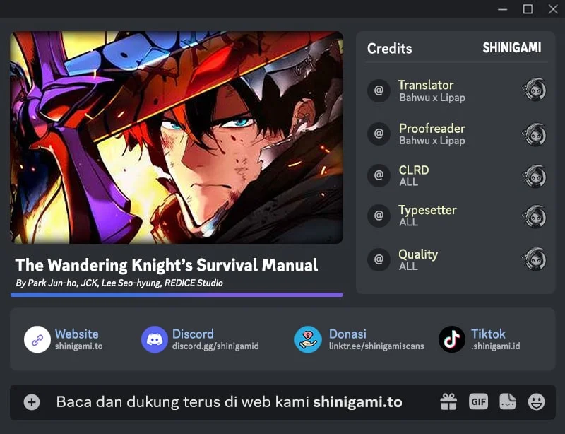 The Wandering Knight's Survival Manual Chapter 21 - halaman 1