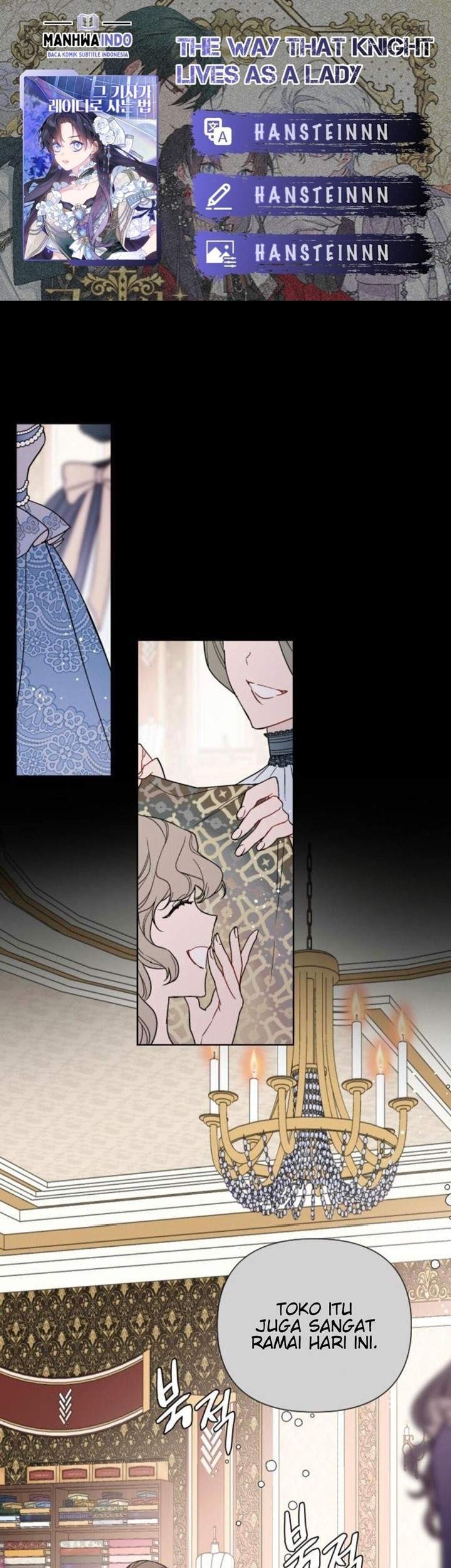 The Way That Knight Lives As a Lady Chapter 38 - halaman 1
