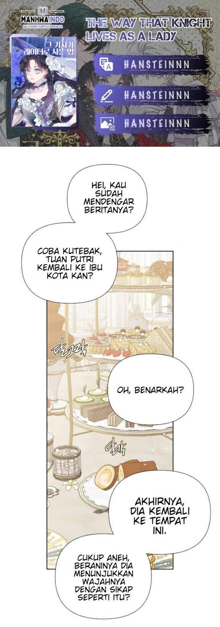 The Way That Knight Lives As a Lady Chapter 41 - halaman 1