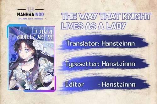 The Way That Knight Lives As a Lady Chapter 8 - halaman 1