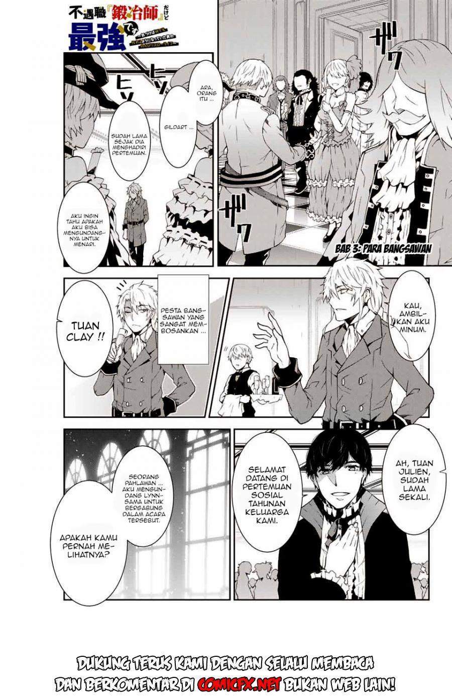 The Weakest Occupation “Blacksmith,” but It’s Actually the Strongest Chapter 3.1 - halaman 3