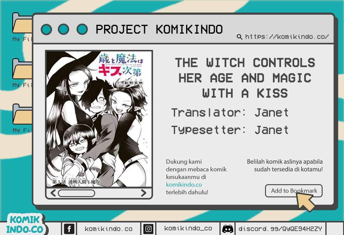 The Witch Controls Her Age and Magic With a Kiss Chapter 1 - halaman 1