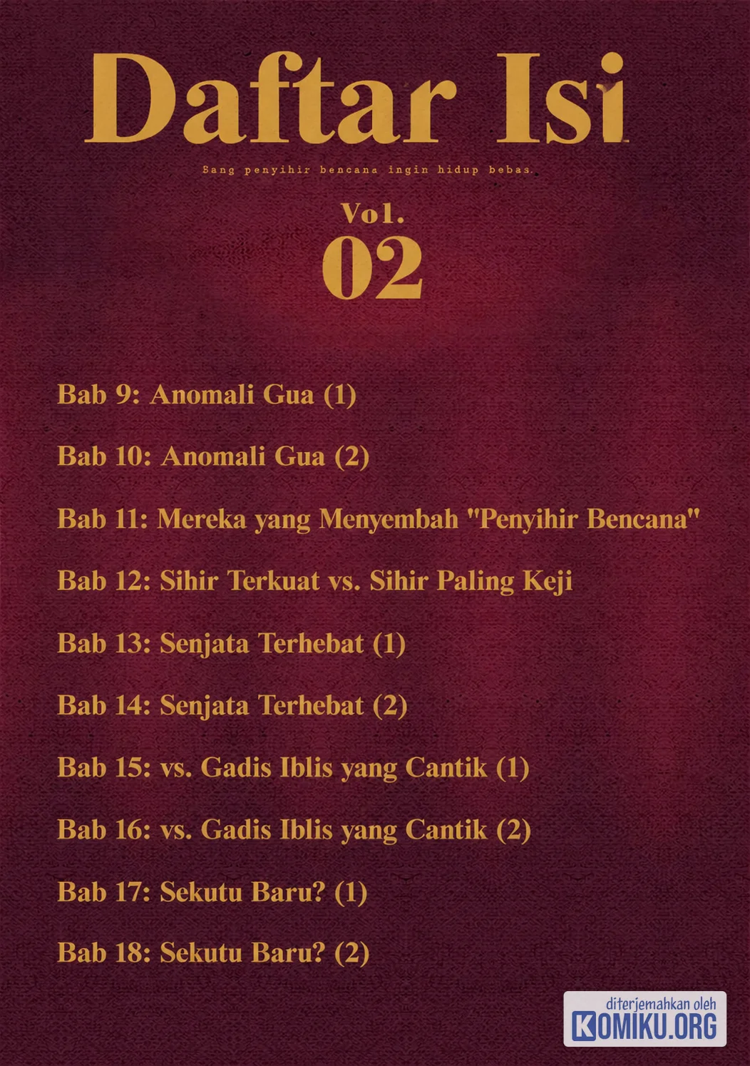 The Witch of Disaster Wants to Live Freely Chapter 9 - halaman 3