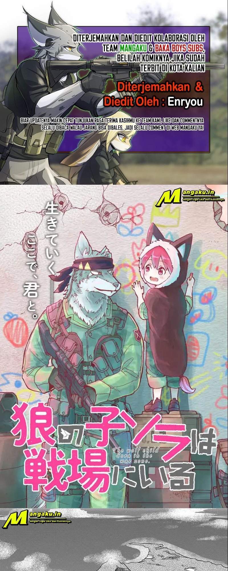 The Wolf Child Sora in the War Zone Chapter 1 - halaman 1