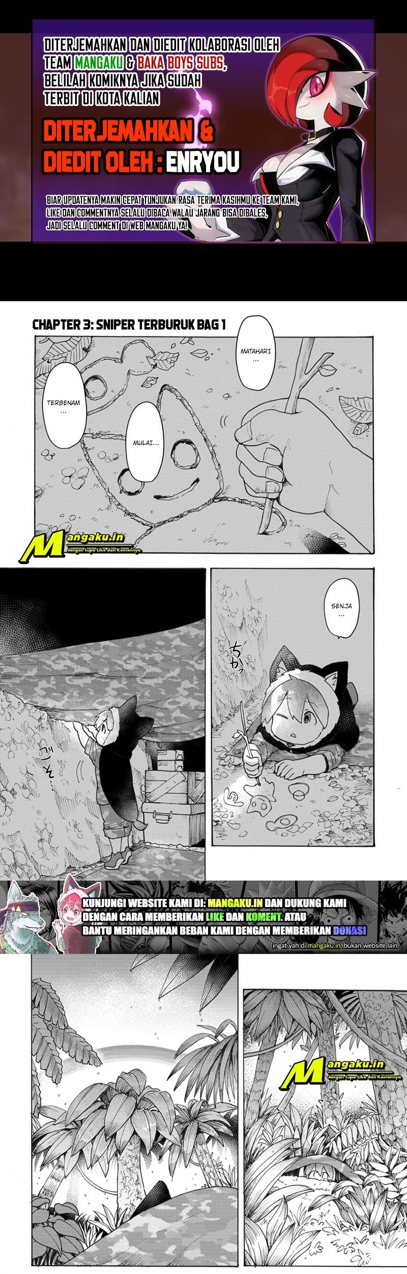 The Wolf Child Sora in the War Zone Chapter 5 - halaman 1