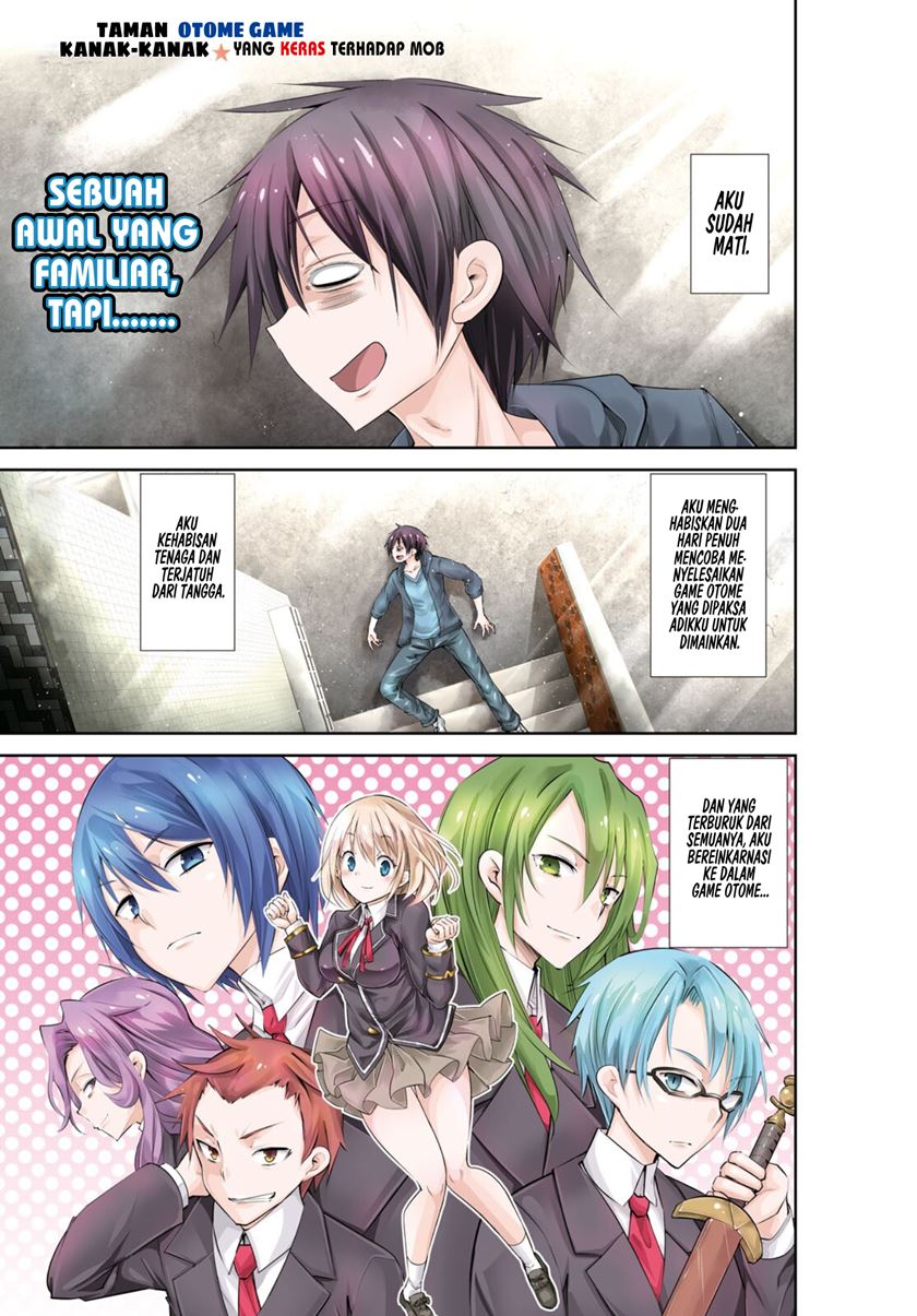 The World of Otome Games Kindergarten is Tough for Mobs Chapter 1 - halaman 2