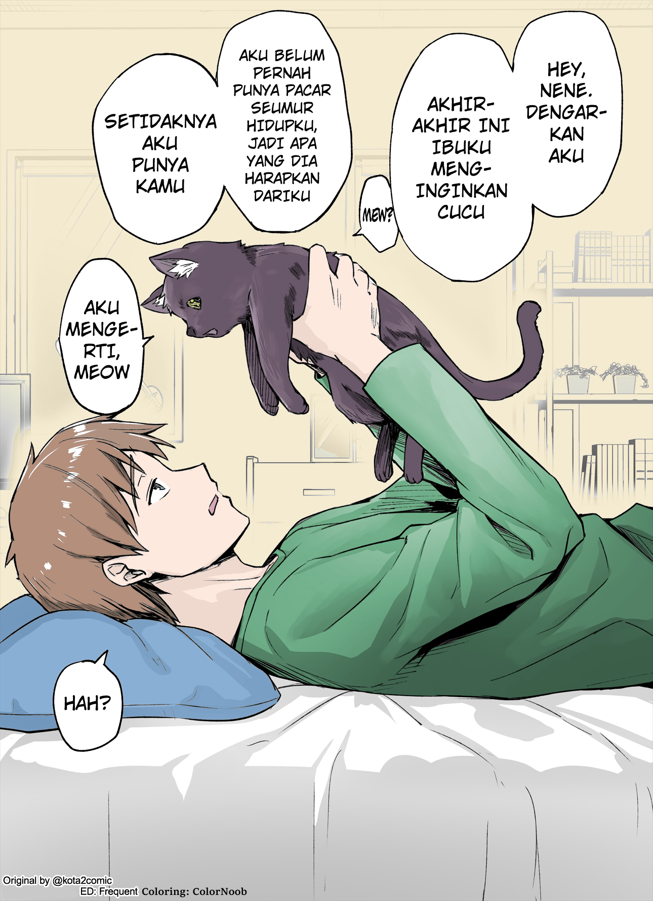 The Yandere Pet Cat Is Overly Domineering (Fan Colored) Chapter 1 - halaman 1