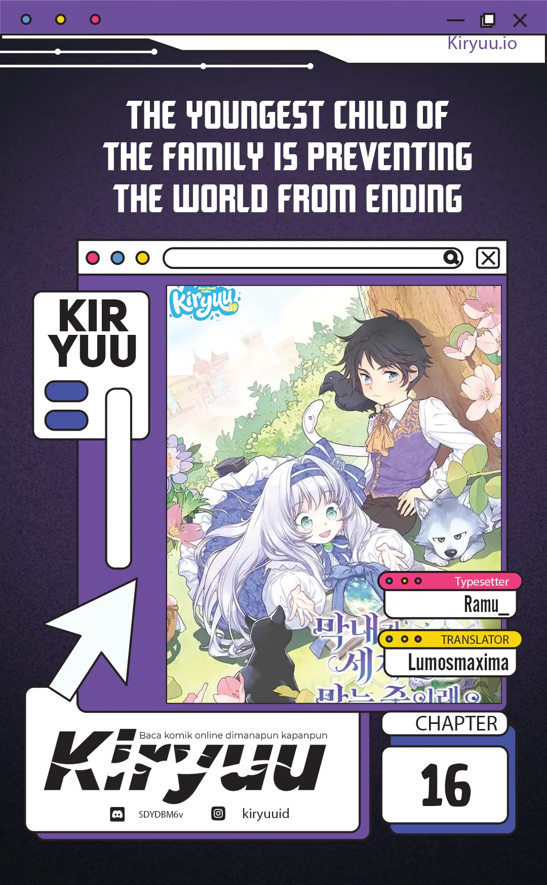 The Youngest Child of the Family Is Preventing the World From Ending Chapter 16 - halaman 1