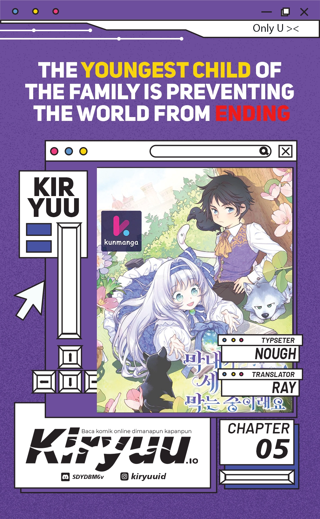 The Youngest Child of the Family Is Preventing the World From Ending Chapter 5 - halaman 1
