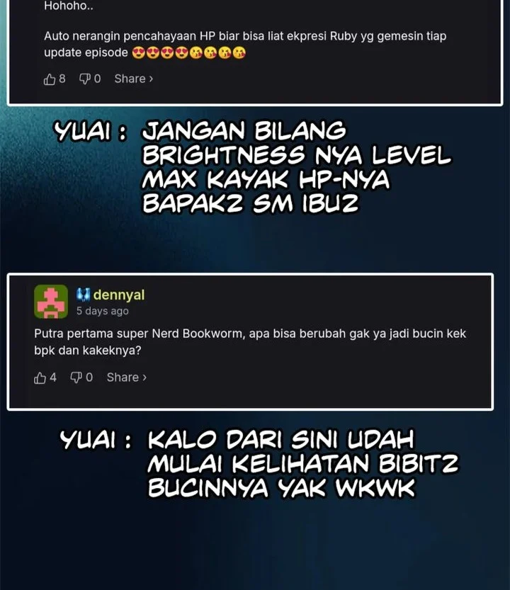 The Youngest Hides Way Too Much Chapter 40 - halaman 58
