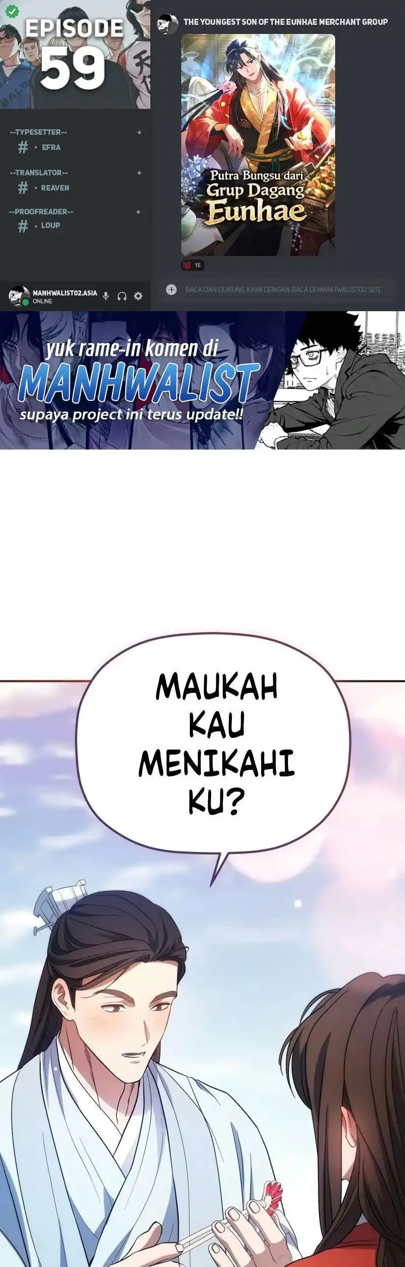 The Youngest Son of the Eunhae Merchant Group Chapter 59 - halaman 1