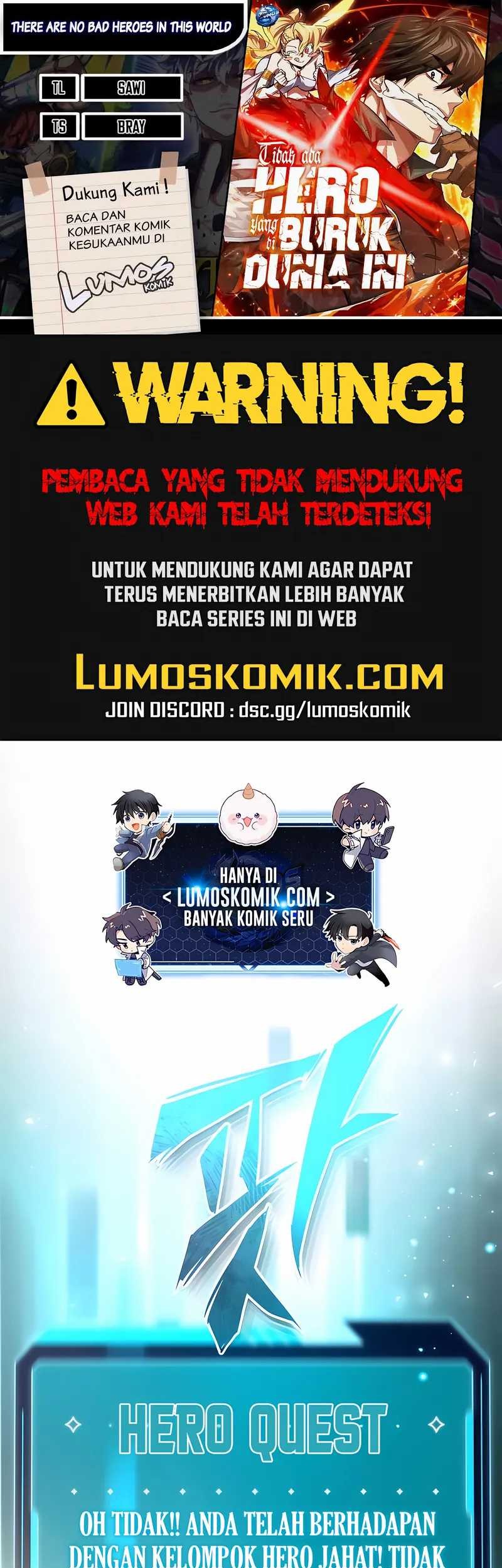 There Are No Bad Heroes In This World Chapter 33 - halaman 1