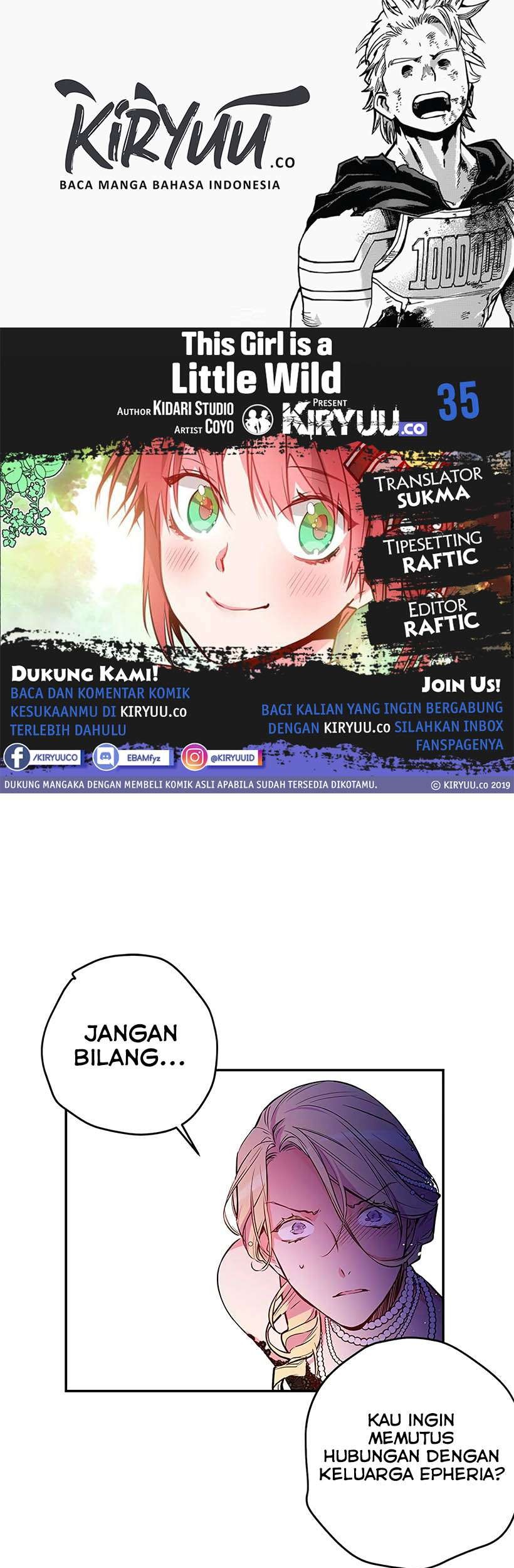 This Girl Is a Little Wild Chapter 35 - halaman 1