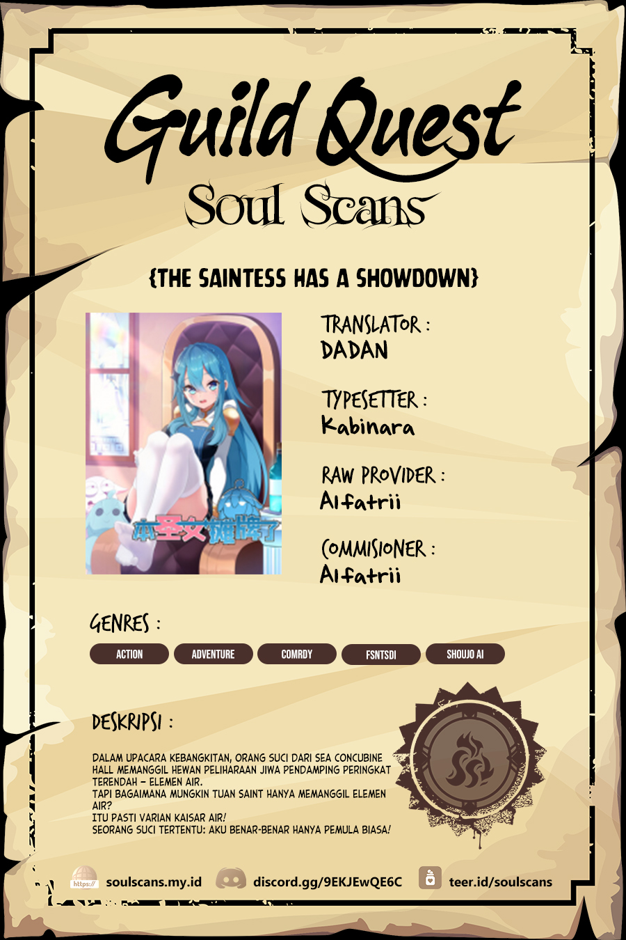 This Saint Has A Showdown Chapter 143 - halaman 1