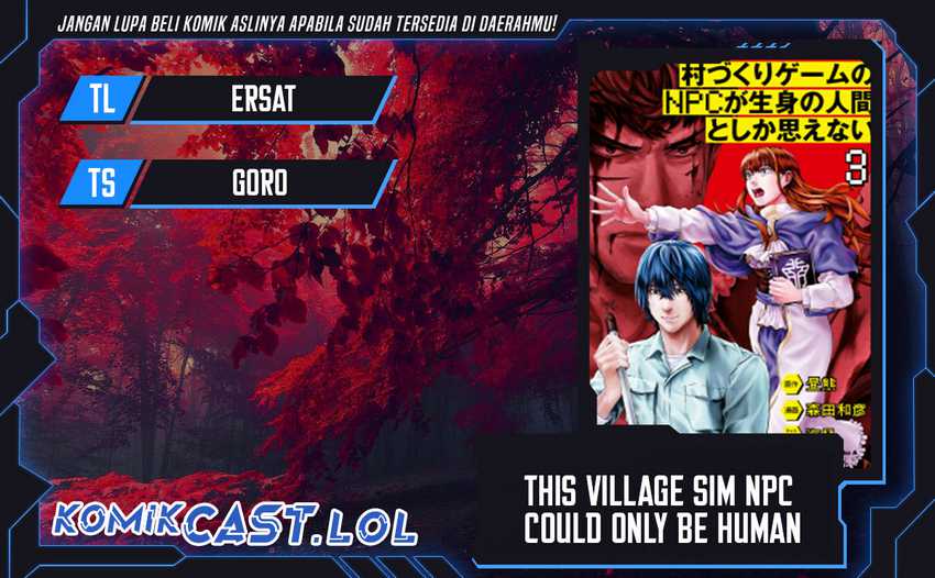 This Village Sim NPC Could Only Be Human Chapter 25 - halaman 1