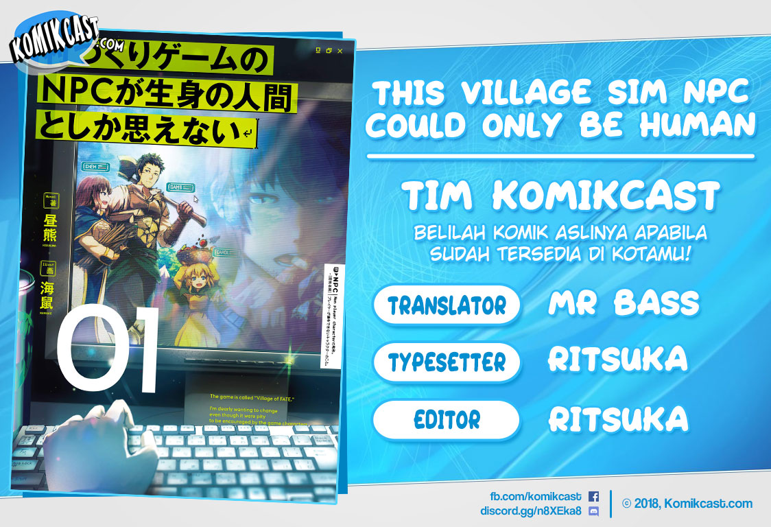 This Village Sim NPC Could Only Be Human Chapter 4.2 - halaman 1