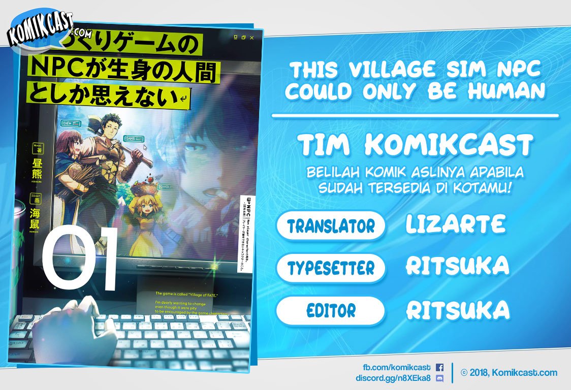 This Village Sim NPC Could Only Be Human Chapter 9.2 - halaman 1