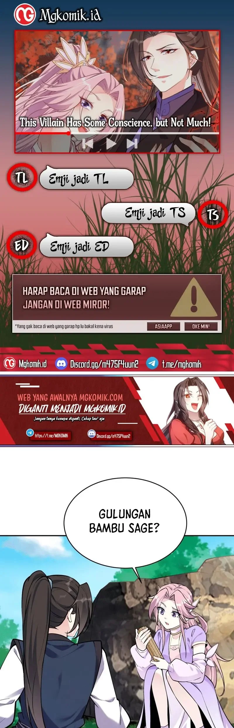 This Villain Has Some Conscience, but Not Much! Chapter 44 - halaman 1