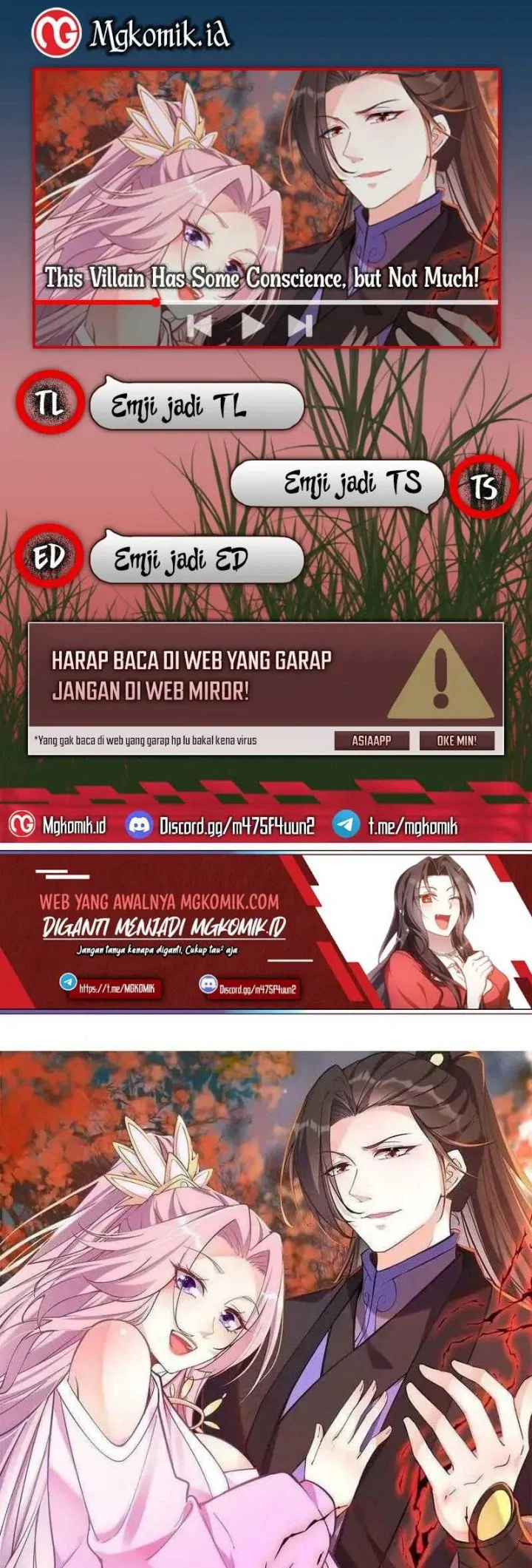 This Villain Has Some Conscience, but Not Much! Chapter 74 - halaman 1
