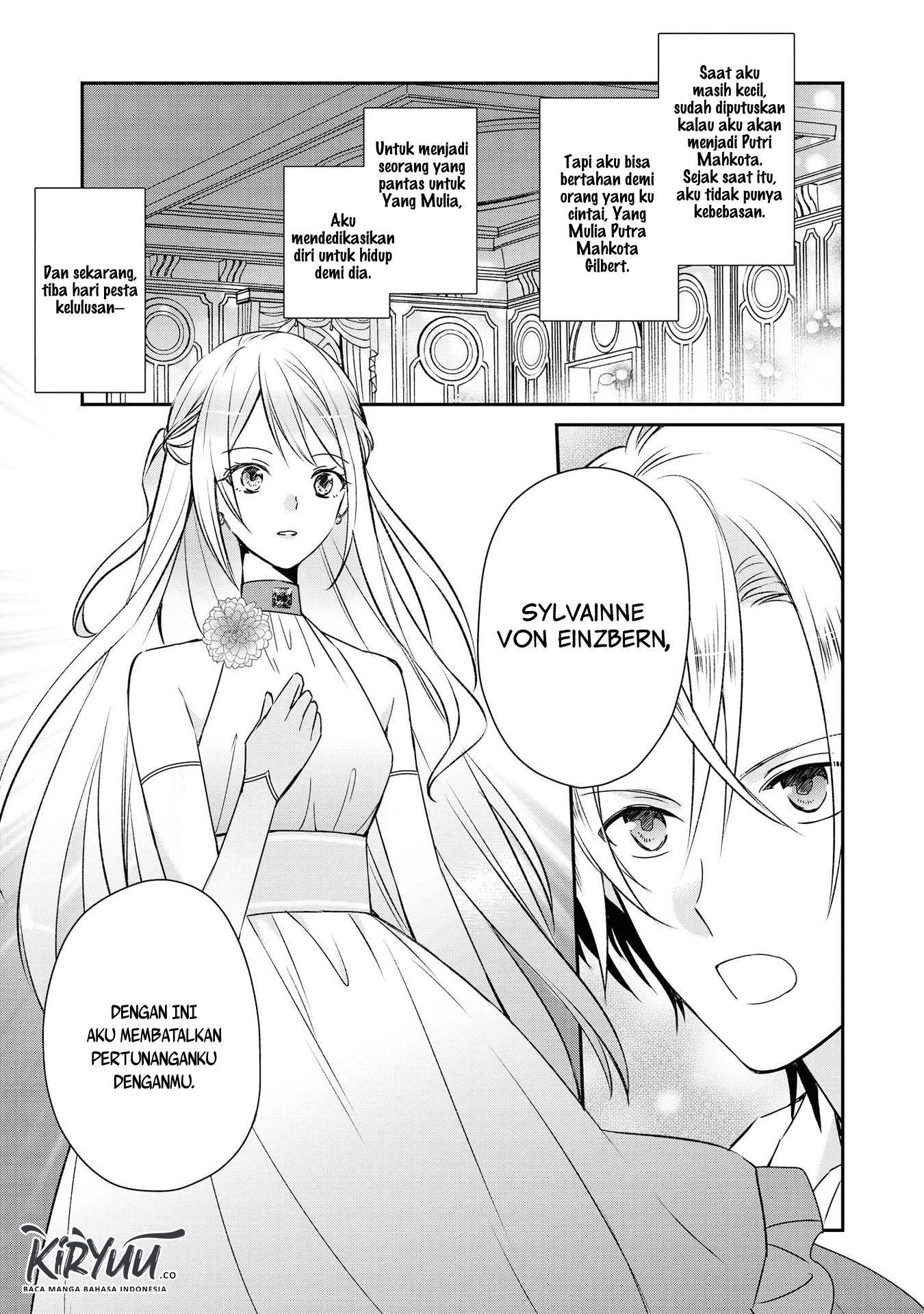 Though I May Be a Villainess, I’ll Show You I Can Obtain Happiness! Chapter 1 - halaman 5