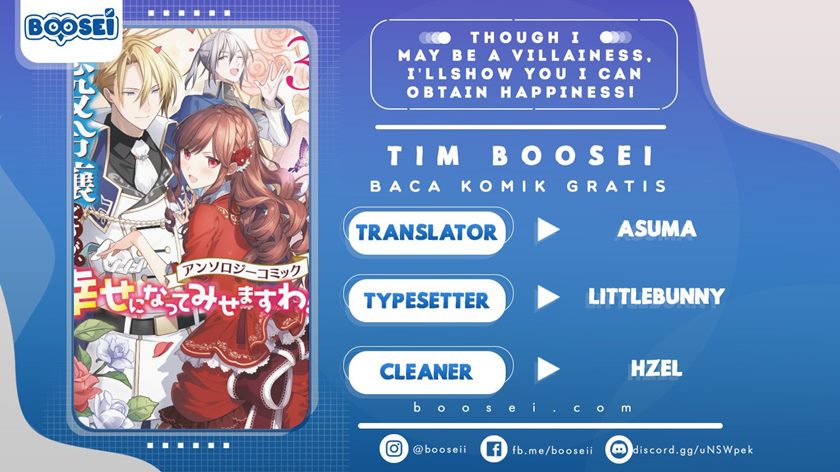 Though I May Be a Villainess, I’ll Show You I Can Obtain Happiness! Chapter 5 - halaman 1