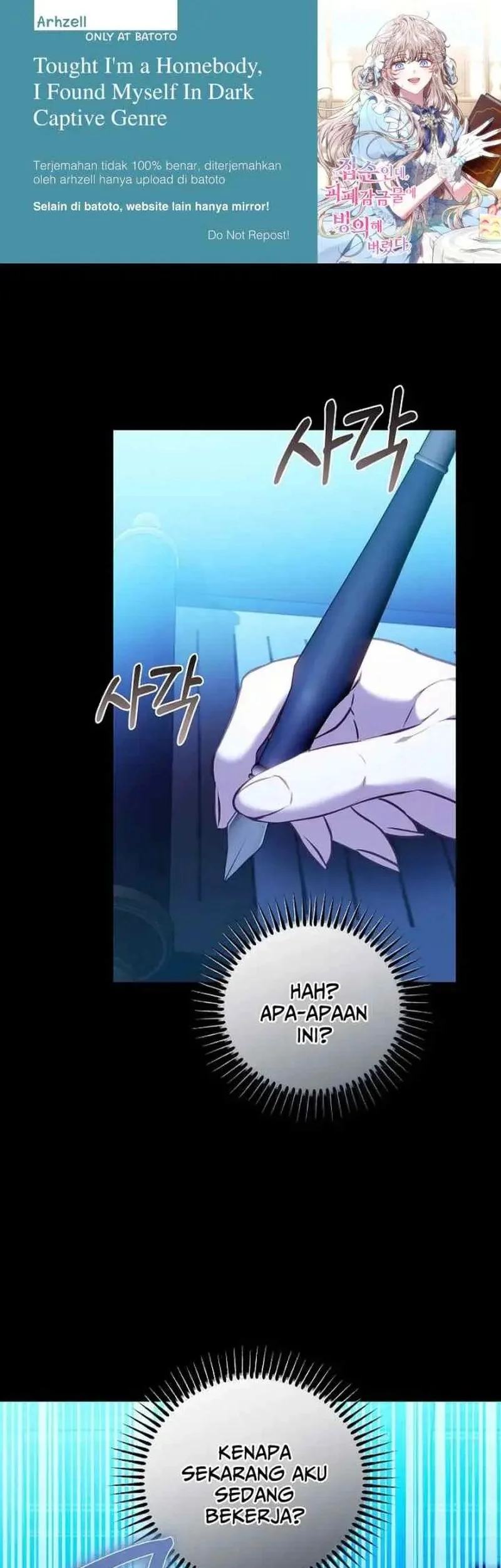 Though I’m a Homebody, I Found Myself in a Dark Captive Genre Chapter 3 - halaman 2
